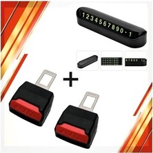 Saab 900 Uyumlu Oto Kemer Yükselten Toka 2 Adet + Araç Içi Numaratör