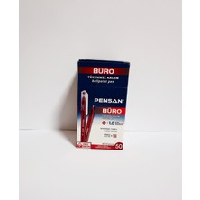 Tükenmez Kalem Pensan 2270 1mm Kırmızı 50`li
