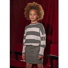 Mayoral Gabardin Kız Etek - Yeşil