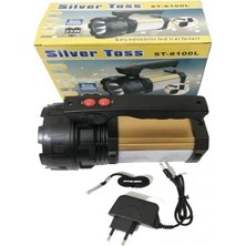 25W Şarj Edilebilir Ledli El Feneri USB Çıkışlı (5314)