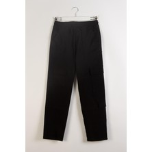 Kargo Cep Erkek Pantolon - Siyah