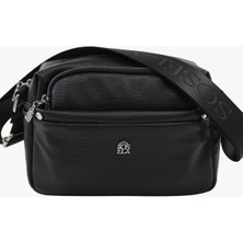 Bayan Çarpraz Askılı Çanta - 67-7081 Siyah