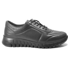 Beety 1185-K Hakiki Soft Deri Lastikli Ortopedik Casual Kadın Ayakkabı