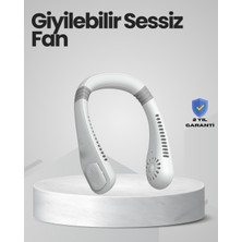 Zeroshop Çocuk ve Yetişkinler Için Güvenli Şarjlı Boyun Fanı