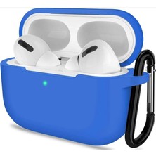 Apple Airpods Pro 3 (2025) Uyumlu Mat Silikon Kılıf 1 Kalite +Kanca