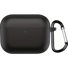 Apple Airpods Pro 3 (2025) Uyumlu Mat Silikon Kılıf 1 Kalite +Kanca