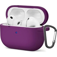 Apple Airpods Pro 3 (2025) Uyumlu Mat Silikon Kılıf 1 Kalite +Kanca