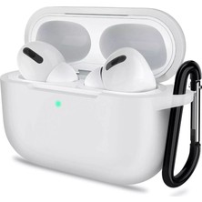 Apple Airpods Pro 3 (2025) Uyumlu Mat Silikon Kılıf 1 Kalite +Kanca