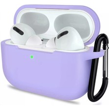 Apple Airpods Pro 3 (2025) Uyumlu Mat Silikon Kılıf 1 Kalite +Kanca