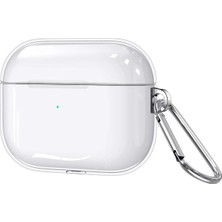 Apple Airpods Pro 3 (2025) Uyumlu Mat Silikon Kılıf 1 Kalite +Kanca