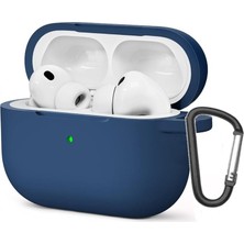 Apple Airpods Pro 3 (2025) Uyumlu Mat Silikon Kılıf 1 Kalite +Kanca