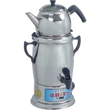 14 Litre Şık Semaver Makinesi (Lcs 4) Gümüş Renkli, Kaliteli ve Dayanıklı