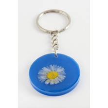 Zengezur Papatya Epoksi Anahtarlık-Kırmızı