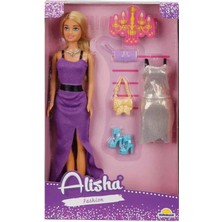 3393 SUN-RST-SIS Minik Alisha Yedek Kıyafetli Bebek Set 29 cm - Sunman