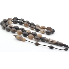 Sistemli Iri Boy Beyzi Kesim Bufalo Boynuzu Tesbih 011