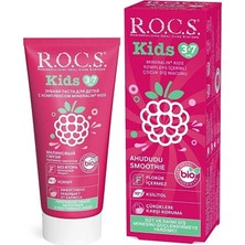 Rocs Junior Ahududu Smoothie 3-7 Yaş Florürsüz Diş Macunu 45 ml