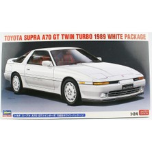 Hasegawa 20504 1/24 Ölçek, Toyota Supra A70 Gt Twin Turbo 1989 White Package, (Limited Edition) Otomobil Plastik Model Kiti