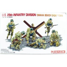 Dragon 6211 1/35 Ölçek, Abd 29. Piyade Tümeni (Omaha Sahili) Figürleri Plastik Model Kiti