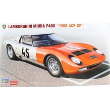 Hasegawa 20683 1/24 Ölçek, Lamborghini Miura P400 1968 Acp Gp, (Limited Edition) Yarış Aracı Plastik Model Kiti