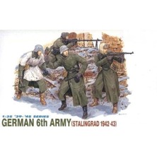 Dragon 6017 1/35 Ölçek, Alman 6.ordu Askerleri, (Stalingard 1942/43) Figürleri Plastik Model Kiti
