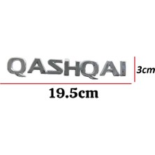 Nıssan Yazı Qashqai 07-13 Arka (Qashqai Yazısı)