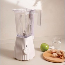 Beyaz Plisse Blender Seti, Şık ve Kullanışlı Mutfak Aksesuarı