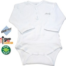 Sema Baby Uzun Kol Kaşkorse Badi (Body) - Beyaz 0-6 Ay