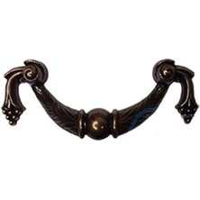 Dekoratif Zamak Üzümlü Kulp - 64MM, Eskitme, 1 Adet