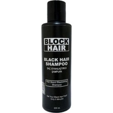 Block Hair Saç Koyulaştırıcı Siyahlaştırıcı Bakım Şampuanı 200ML