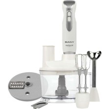 Maharet Çok Fonksiyonlu Çok Amaçlı Blender Seti Beyaz Renk