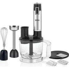 Gri El Blender Seti 4'lü, Pratik ve Şık Mutfak Aksesuarı