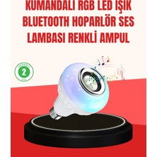 Akıllı LED Ampul – E27 Uyumlu ve Müzik Çalarlı Tasarım