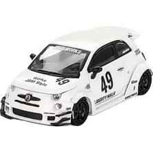 Mini Gt 1/64 Lb-Works x Abas Works Abarth 595 Gara White - Blister Paket