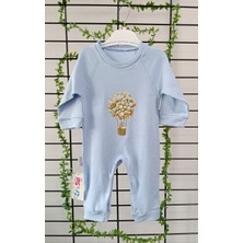 Erselbaby Bebek Pamuklu Balon Baskılı Tulum - Uzun Kollu ve Rahat