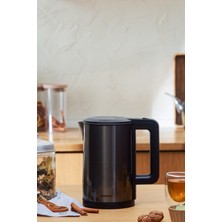 Siyah, Dayanıklı Inox Gövdeli, Hızlı Isıtan Elektrikli Su Isıtıcısı