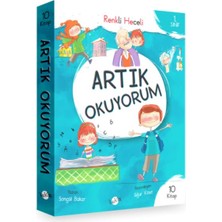 Kukla Yayınları 1.sınıf Artık Okuyorum - 10 Kitap Renkli Heceli Eğitici Kitaplar Çocuklar İçin Eğlenceli Tasarım
