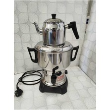 Enerji Tasarruflu 4.5 Litre Paslanmaz Çelik Elektrikli Semaver, Su ve Çay Isıtıcı