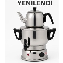 Elektrikli 6 Litre Çay Semaveri, Ofis ve Inşaat Uyumlu, Güvenli ve Dayanıklı