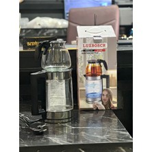 Şeffaf Camlı Elektrikli Çaycı, Şık ve Kullanışlı Tasarım