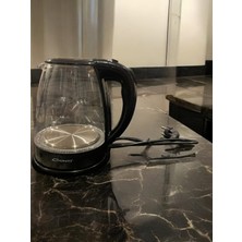 Şık Siyah Kontinental Çay ve Sıcaklık Makinesi