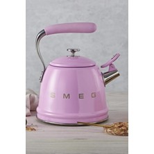 Şık Pembe 2.3 Lt Set Üstü Isıtıcı Kettle, Retro Tarz, Hafif ve Kullanışlı