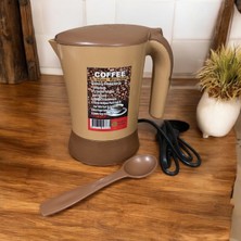 Mini Portatif Isıtıcı, 600 Ml, Kahverengi, Çay ve Kahve Için Ideal, Taşınabilir ve Kullanışlı