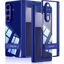 Microsonic Samsung Galaxy Z Fold 7 Kılıf Clarity Stand Lacivert