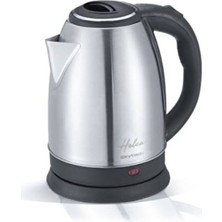 Şık Bordo 1500W Paslanmaz Çelik Su Isıtıcısı, 1.8l Kapasite