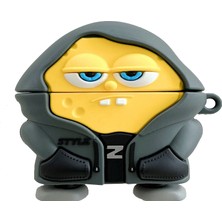 Microsonic Airpods Pro 3 Kılıf Cartoon Figürlü Silikon Crtn-Fgr-Spngb-Kpsn
