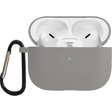 Microsonic Airpods Pro 3 Liquid Silicone Lansman Gri