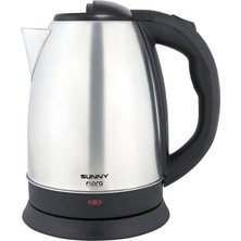 Paslanmaz Çelik Su Isıtıcı 1.7 L Gri