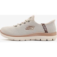 Skechers Summits Leopard Chic Kadın Bej Spor Ayakkabı 150275Tk Ntmt