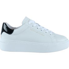 Tommy Hilfiger Kadın Beyaz Deri Ayakkabı (FW0FW08681-YBS)