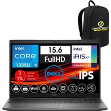 Dell Nb Latıtude Intel I5-1335U 24 GB 512 SSD Intel Iris x 15.6” W11PRO Notebook + Okatech Çanta